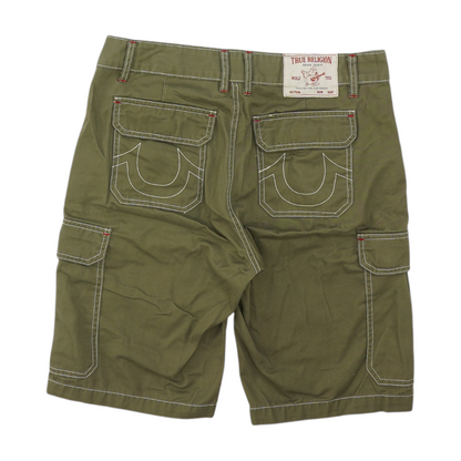 Green 5-Pocket Shorts