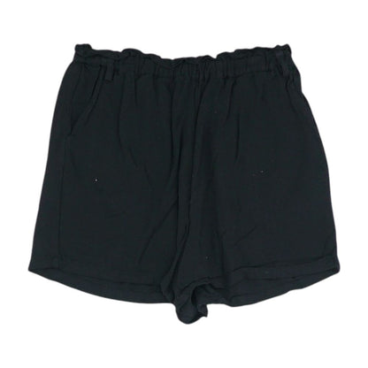 Black Solid Shorts