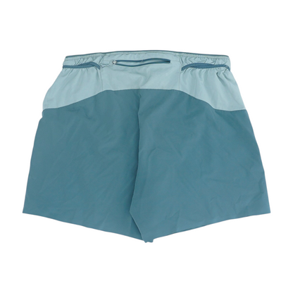 Gray Color Block Active Shorts