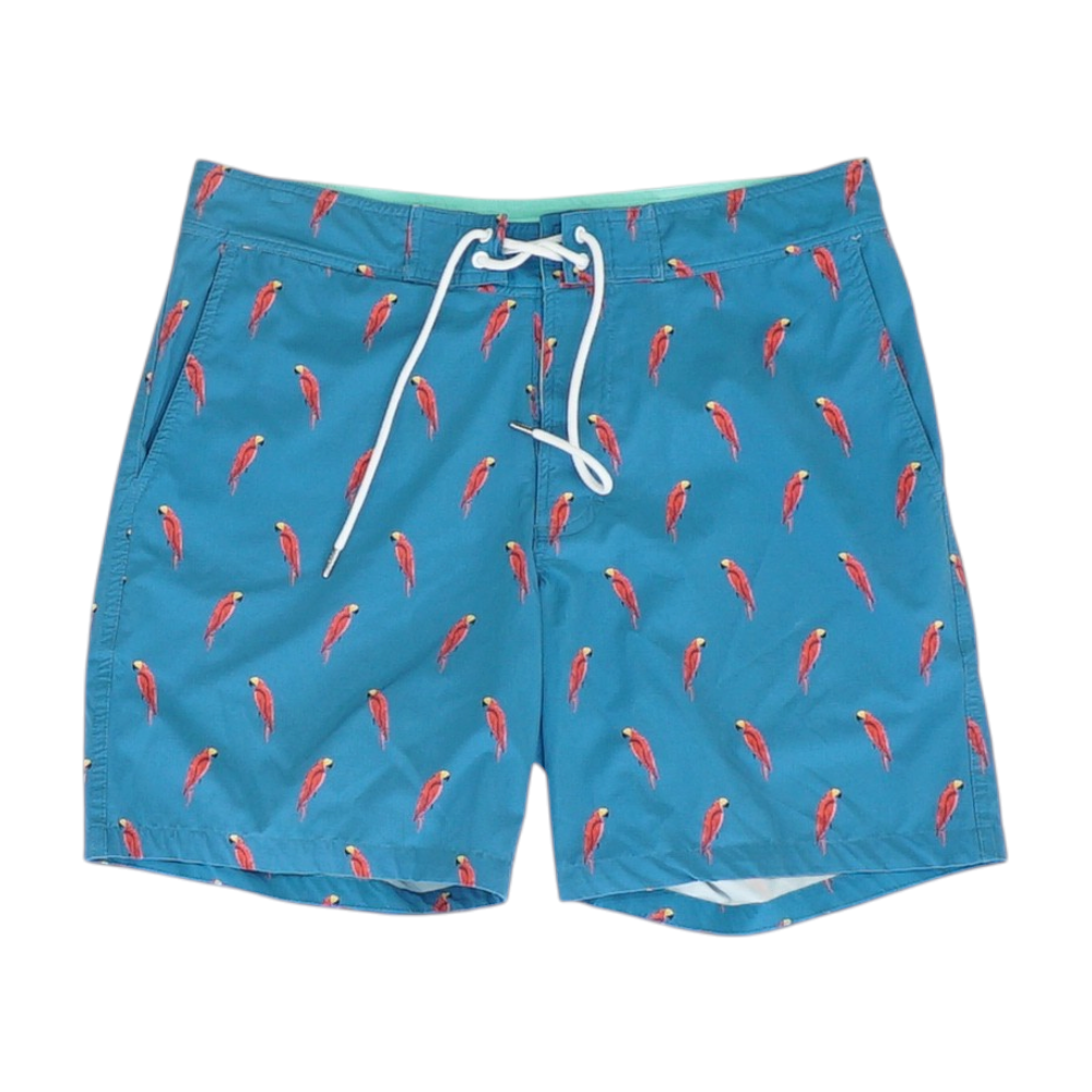 Blue Graphic Swim Bottom