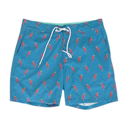 Blue Graphic Swim Bottom
