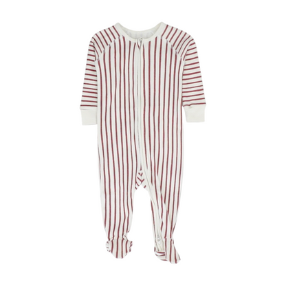 Red Striped One-Piece