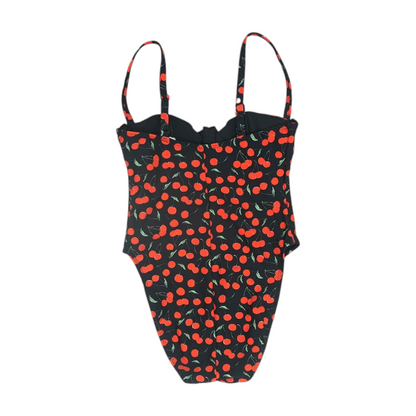 Black Print One-Piece