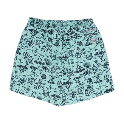Blue Tropical Swim Bottom