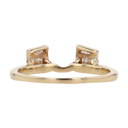 14K Yellow Gold Diamond Fashion Ring