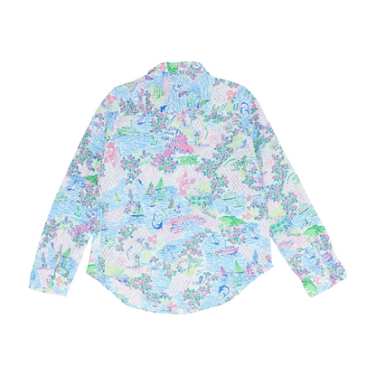 Multi Floral Button Down