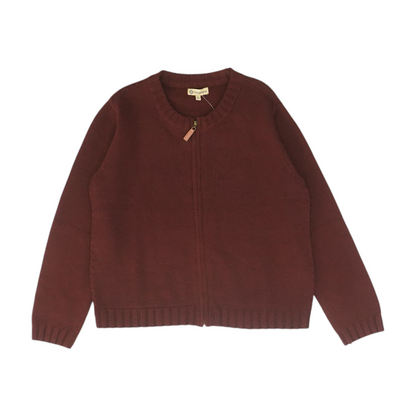 Burgundy Cardigan Sweater
