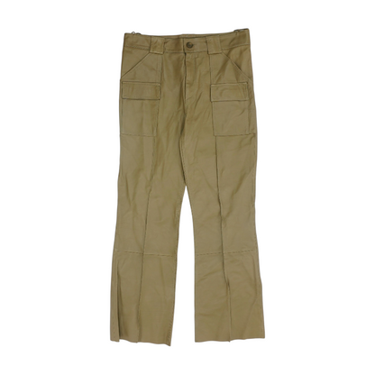 Brown Resort-Spring 2022 Cargo Leather Pant