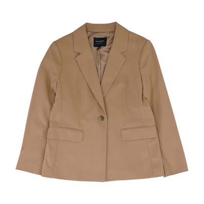 Brown Petite Solid Blazer
