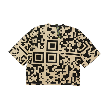 Beige Abstract T-Shirt