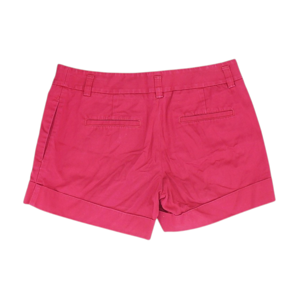 Magenta Solid Chino Shorts