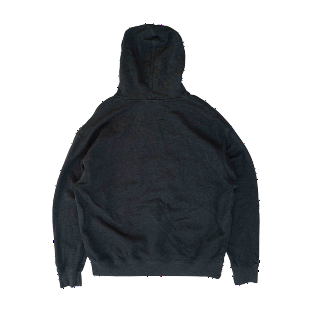 Gray Solid Hoodie Pullover