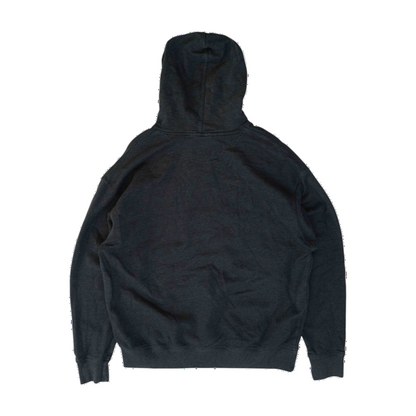 Gray Solid Hoodie Pullover