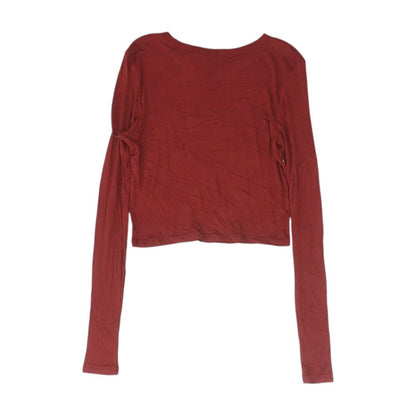 Burgundy Knit Top