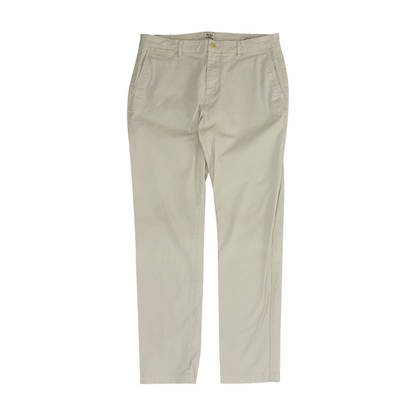 Beige Tapered Pants