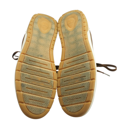 Brown Lace-Up Casual Shoes