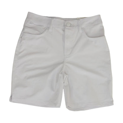 White Solid Active Shorts