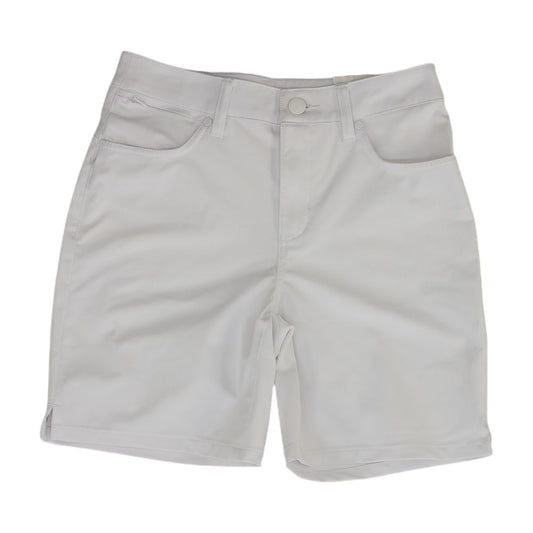White Solid Active Shorts