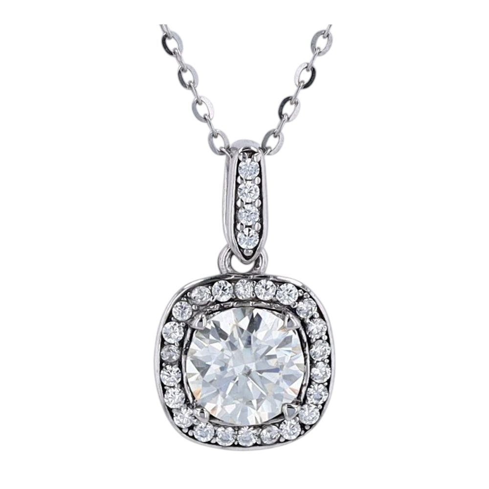 Costume Cubic Zirconia Pendant Necklace