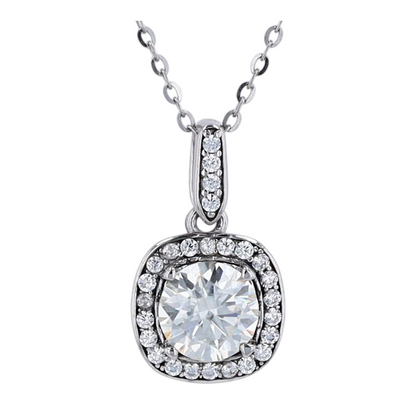 Costume Cubic Zirconia Pendant Necklace