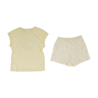 Yellow Graphic Pajama Set