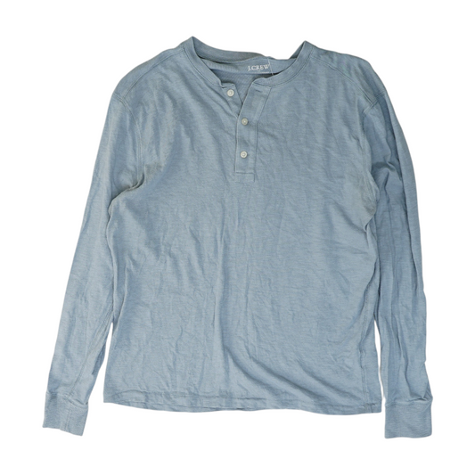 Gray Solid Henley T-Shirt