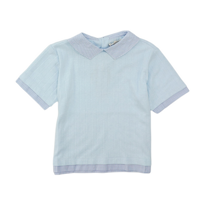 Blue Short Sleeve Polo