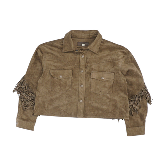 Brown Solid Jacket