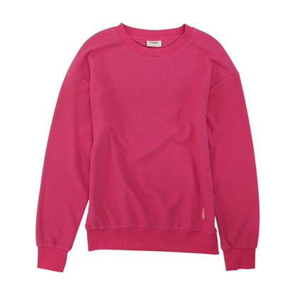 Comfrt Pink Solid Sweatshirt Pullover – Image 1