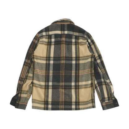 Express Black Plaid Flannel Button Down – Image 2
