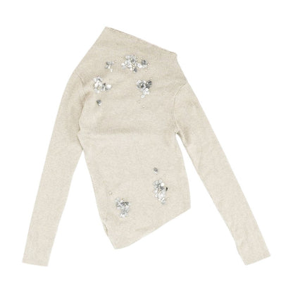 Tan Mockneck Sweater
