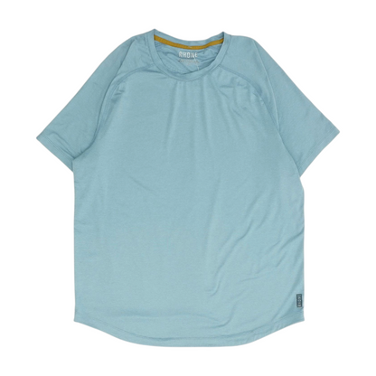Blue Solid Active T-Shirt
