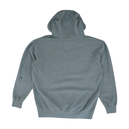 Gray Solid Hoodie Pullover