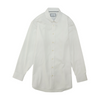 White Solid Long Sleeve Button Down