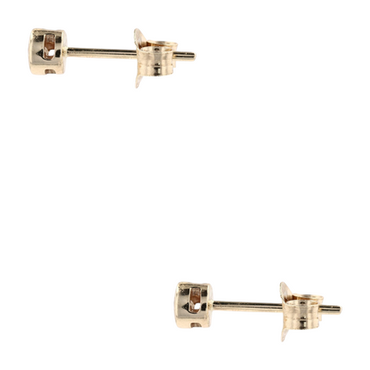 1/10 ctw 10K Yellow Gold Lab Grown Diamond Stud Earrings
