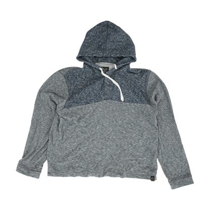Lucky Brand Gray Color Block Hoodie Pullover – Image 1