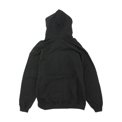 Black Solid Hoodie Pullover