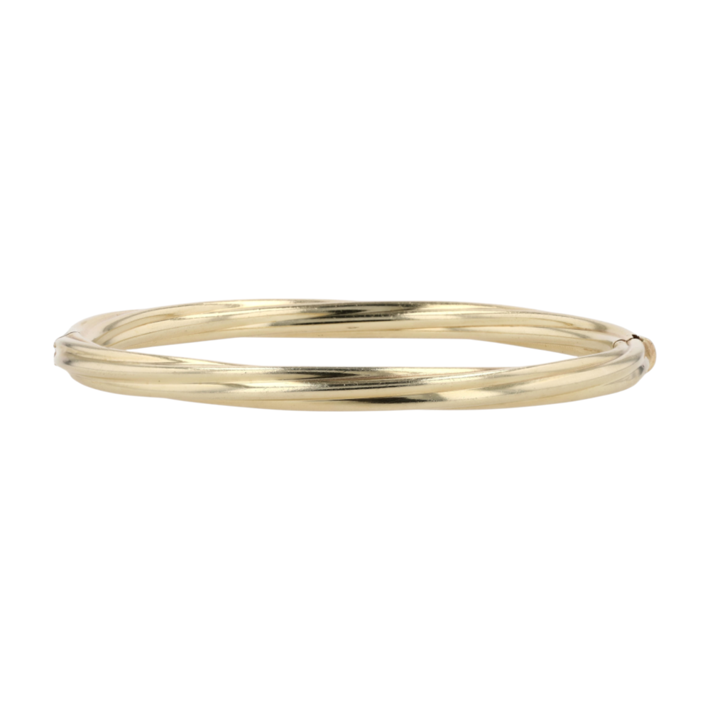 14K Yellow Gold Bangle Bracelet