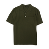 Green Solid Short Sleeve Polo