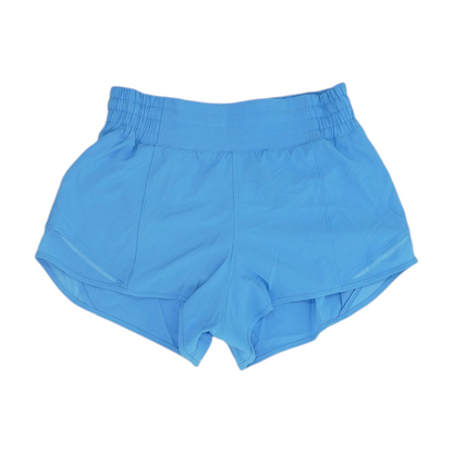 Blue Solid Active Shorts
