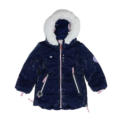 Navy Solid Topcoat Coat
