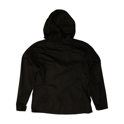 Black Solid Rain Jacket