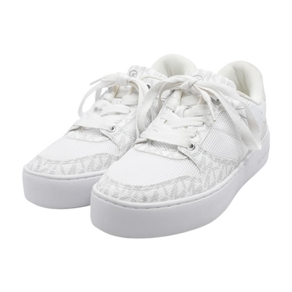 White Low-Top Athletic Shoes
