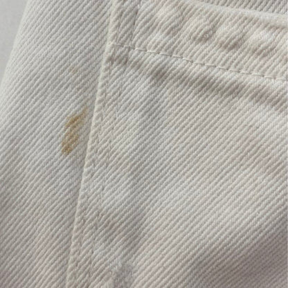 White Denim Shorts