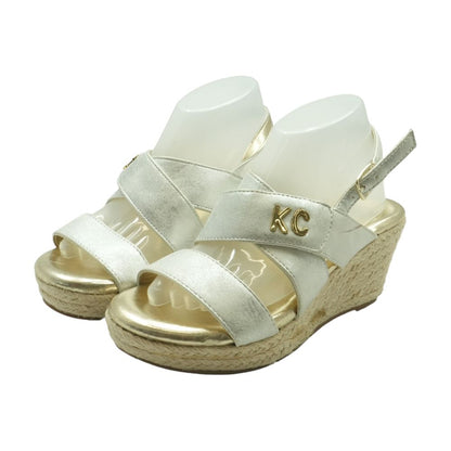 Wedge Silver Sandals