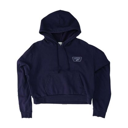 Purple Solid Hoodie Pullover
