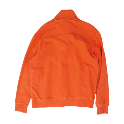 Red Solid 1/4 Zip Pullover