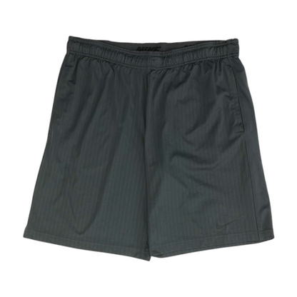 Gray Herringbone Active Shorts