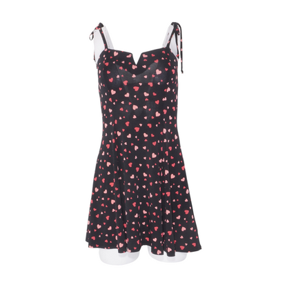 Black Hearts Mini Dress