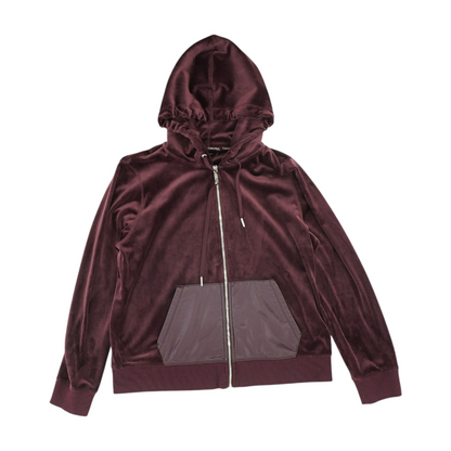 Burgundy Solid Jacket